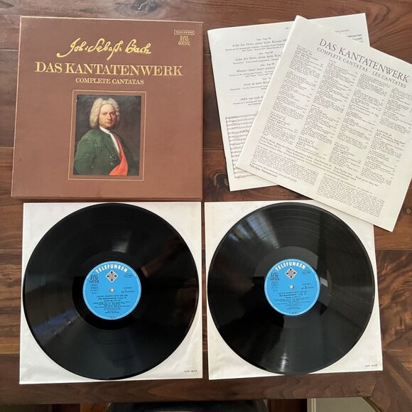 J. S. Bach Das Kantatenwerk Complete Cantatas Vol 18 LP Box Set 1977 Telefunken - Picture 2 of 8